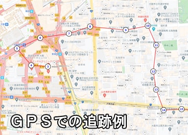 GPS追跡例